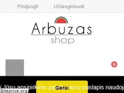 Sites similar to arbuzas.shop