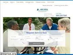 Sites similar to arcadiahomecare.com