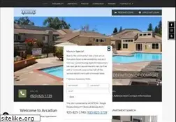 Sites similar to arcadianapartments.com