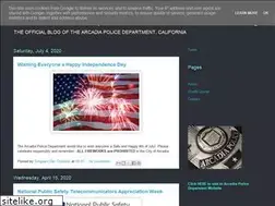 Sites similar to arcadiapolice.blogspot.com