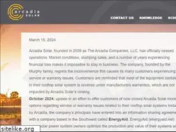 Sites similar to arcadiasolar.net