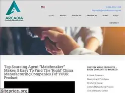 Sites similar to arcadiasourcing.net