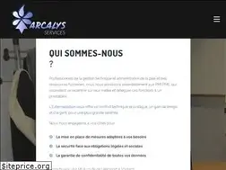 Sites similar to arcalys-services.com
