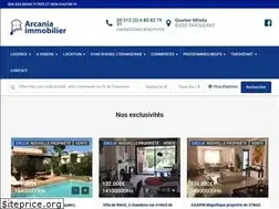 Sites similar to arcania.immo