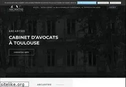 Sites similar to arcanthe.fr