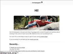 Sites similar to archaeogeek.com