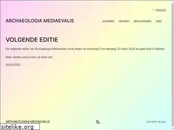 Sites similar to archaeologiamediaevalis.be