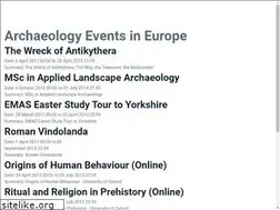 Sites similar to archaeology.eu.com