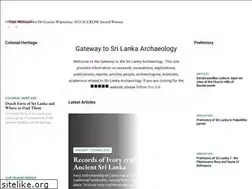 Sites similar to archaeology.lk