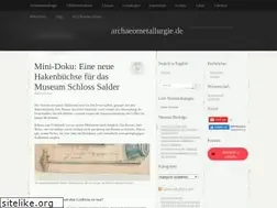 Sites similar to archaeometallurgie.de