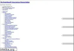 Sites similar to archambaultins.com