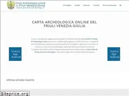 Sites similar to archeocartafvg.it