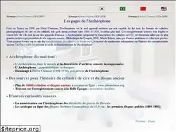 Sites similar to archeophone.org