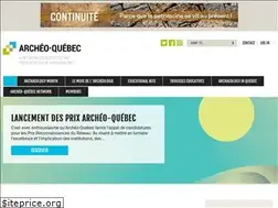 Sites similar to archeoquebec.com