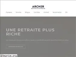 Sites similar to archerpatrimoine.com