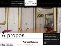 Sites similar to archersnotaires.fr