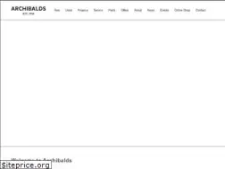 Sites similar to archibalds.co.nz