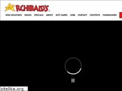 Sites similar to archibaldsrestaurant.com