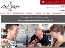 Sites similar to archibaldswinery.com