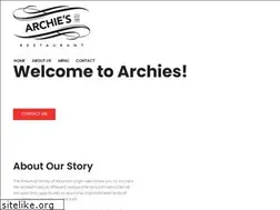Sites similar to archiesrestaurant.com