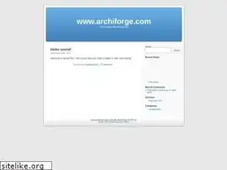 Sites similar to archiforge.com
