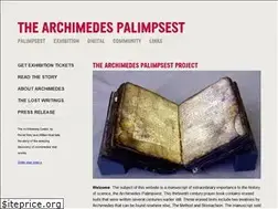Sites similar to archimedespalimpsest.org