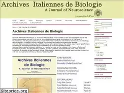 Sites similar to architalbiol.org