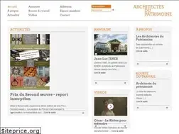 Sites similar to architectes-du-patrimoine.org