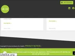 Sites similar to architectsforhealth.com