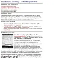 Sites similar to architecturalgeometry.org