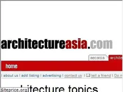 Sites similar to architectureasia.com