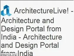 Sites similar to architecturelive.in