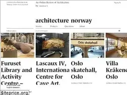 Sites similar to architecturenorway.no