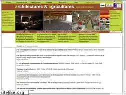 Sites similar to architecturesagricultures.fr