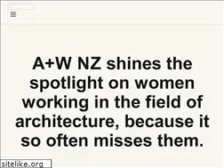 Sites similar to architecturewomen.org.nz