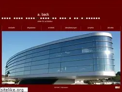 Sites similar to architektur-back.de
