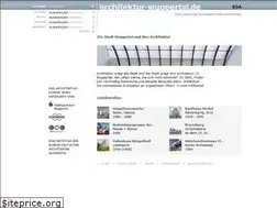 Sites similar to architektur-wuppertal.de
