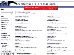 Sites similar to architektura.e-prostor.info
