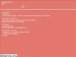 Sites similar to architekturforum-allgaeu.de