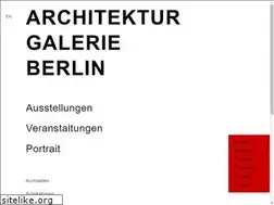 Sites similar to architekturgalerieberlin.de