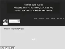 Sites similar to architonic.com