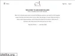 Sites similar to archiumcellars.com