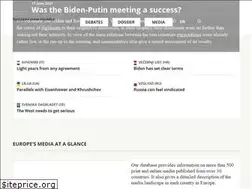 Sites similar to archiv.eurotopics.net
