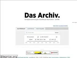 Sites similar to archiv.shn.ch