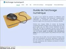 Sites similar to archivage-numerique.fr