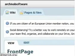 Sites similar to archivalsoftware.pbworks.com