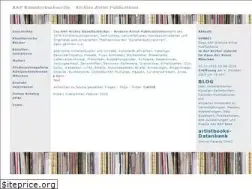 Sites similar to archive-artistsbooks.de