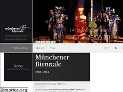 Sites similar to archive.muenchener-biennale.de