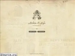 Sites similar to archiveandstyle.com