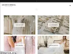 Sites similar to archivebridal.com